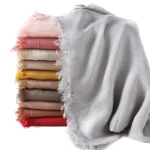 وشاح حجاب بشراشيب سادة مقاس كبير ، قطن ، لفافات فسكوز ، شالات ، باشمينا ، عصابة رأس إسلامية ، عمامة إسلامية ، جودة عالية