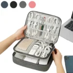 Travel Cable Bag Waterproof Digital USB Charger Storage Bag Portable Office Charging Line Wire Organizer Travel Cable Organizer
