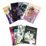 MIX Pattern Cartoon Pouch 1g 7x10cm Mini Waterproof Ziplock Pouches Reusable Cookie Storage Bag Smell Proof Zipper Mylar Bags