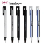 قلم رصاص مونوني من Tombow مزود بممحاة قابلة للسحب قلم ضغط مطاطي للوازم الفنية لوحة رسم قرطاسية مدرسية