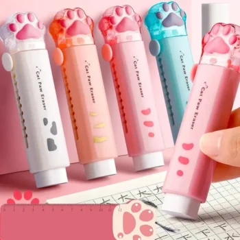 محايات قابلة للسحب على شكل مخالبك من كاواي ، ممحاة مطاطية لطيفة للأطفال والطلاب والمكاتب واللوازم المدرسية ، 2