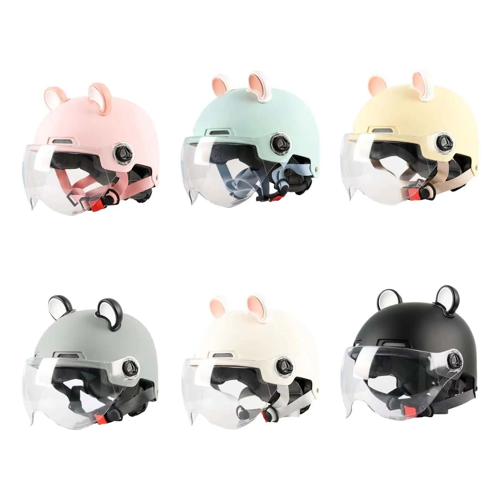 Open Face Helmet Cute Lightweight Half Face Helmet Accessory Motorcycle Helmet Open Face Helmet Cute Lightweight Half Face Helmet Accessory Motorcycle Helmet