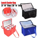 Beer Cooler Portable Bag Folding Food Thermal Storage Bag Insulation Picnic Ice Pack Drink Carrier Insulated Bag for Outdoor