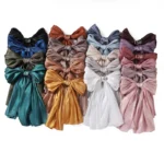 شالات ساتان حريرية لامعة سادة للسيدات ، لف عالي الجودة ، غطاء لامع ، حجاب شاطئ إسلامي ، 47x75 ، 20 لونًا