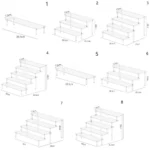 kf-Sa508379528e94c4ca5707d961ea4c0bfW-1-4-Tier-Acrylic-Display-Stand-Durable-Display-Rack-For-Cupcake-Perfume-Doll-Transparent-Trapezoidal-Blind