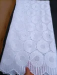 swiss voile lace in switzerland african lace fabric high quality lace tissu dentelle cotton lace dubai fabric 5yard