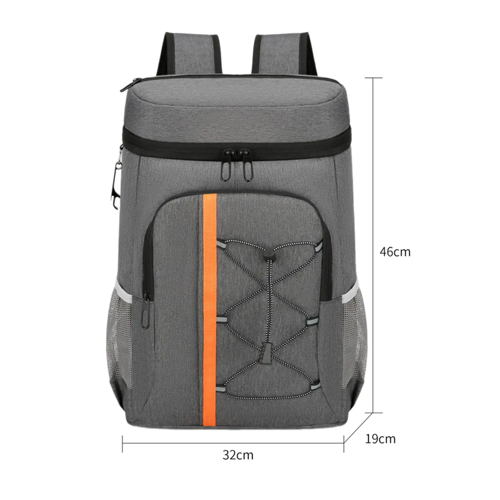 Cooler Bag Insulated Cooler Backpack Portable Adult Breathable Zipper Beach