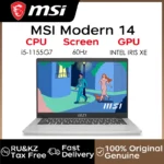 كمبيوتر محمول MSI-حديث 14 ، إنتل كور ، 16 جيجابايت DDR4 رام ، M.2 SSD ، 14 بوصة ، 47 بوصة ، فتح وإغلاق PD ، شحن سريع كمبيوتر محمول