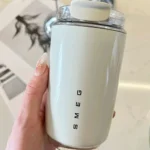 350ML Tumbler Thermos Cup Milky White Coffee Mug Car Insulated Water Bottle Travel Stainless Steel Vacuum Flasks Drinking Kettle