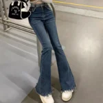 kf-S8de882c3d08e4d58af718878f2386ee2F-Woman-High-Waist-Elastic-Vintage-Flare-Jeans-Female-Fashion-Slim-Fit-Casual-Bell-Bottom-Pants-Girls