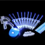 Teeth Whitening Gel Oral Care Tooth Cleaner Kit Tool Portable Blue Light Bleaching System Home Use