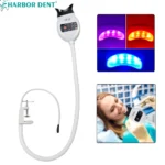 Dental Cold Light Lamp 3 Colors Led Teeth Whitening Machine Desk Tooth Bleaching Lamp Adjustable Portable Dentistry Tool