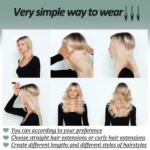 kf-Seac57efcb74942a8a99acd484c81ccafa-No-Clips-Natural-Hair-Extension-Synthatic-Artificial-Long-Straight-Hairpiece-Blonde-Black-Mixed-Color-False-Hair