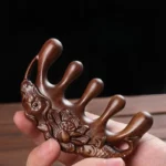 Sandalwood Massage Comb Head Meridian Scalp Comb Face Eye Shoulder Neck Scraping Treatment Hair Loss Anti-static Wide Tooth Comb