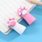 محايات مخلب القط للأطفال ، مطاط قلم رصاص ، قرطاسية ، طالب ، 6 قطعة