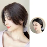 kf-S827f9a46995c489393fa4b147906b4deX-Women-Clip-in-Bangs-Natural-Wispy-3D-French-Bangs-Wig-Forehead-Hair-Extensions-Black-Brown-Side