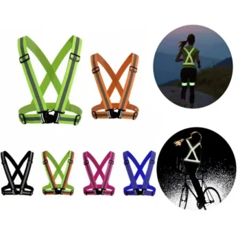 Reflective Vest Men Women Night Warning Safety Outdoor for Running Cycling Sports