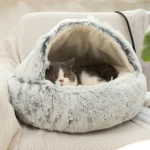 kf-Sf35d1559ed314131965ac0606c2ed6b1s-Cat-Bed-Round-Plush-Fluffy-Hooded-Cat-Bed-Cave-Cozy-for-Indoor-Cats-or-Small-Dog