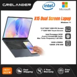CREALITY-X15 حاسوب محمول ثنائي الشاشة ، حاسوب محمول ، 15.6 "، IPS ، 7" ، شاشة لمس ، 16G ، DDR4 ، 2 تيرا بايت SSD ، Intel 11th Gen ، N5095 ، ويندوز 11