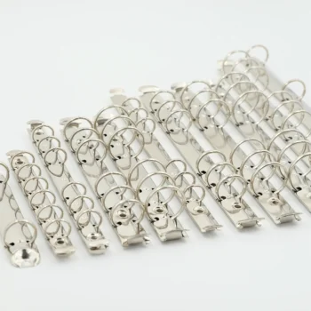 A4 B5 A5 A6 A7 B7 Loose-Leaf Spiral Notebook Metal Clip Ring Binder 1.5/2/3cm Diameter DIY Fill Paper Storage Folder Accessories