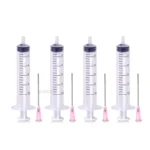 4PCS Ink Refill Tool 10ml Syringe With Blunt Needle For EPSON Canon HP Brother CISS Tank Refillable Cartridge Refilling Ink Kit