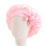 kf-S68954ce355904fb4a69e5908b90af7fbS-Baby-Satin-Bonnet-With-Tie-Wide-Stretchy-Band-Soild-Color-Child-Headwrap-High-Elastic-Night-Sleep