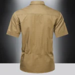 kf-H233e0e96c15742b8834243fd3e0838d3e-New-Men-s-Casual-Shirts-Short-Sleeve-Pure-Cotton-Shirt-Male-Solid-Oversized-Military-Cargo-Shirts
