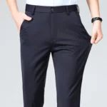 kf-S2495606e3c58457080e66623c12f91a46-Male-Casual-Pants-Men-s-Business-Formal-Suit-Pants-Office-Straight-Pants-Regular-Fit-Spandex-Long