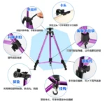 kf-Sf8821e4a135348f5a250459d39e5acfas-Ginflash-Colored-Easel-Aluminium-iron-Alloy-Folding-Painting-Easel-Frame-Artist-Adjustable-Tripod-Display-Shelf-With