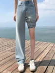 kf-Sa0ef3be7a3ba4a128a80dd89316a5197R-Woman-High-Waist-Vintage-Nostalgic-Thin-Trousers-Female-Tencel-Cotton-Loose-Washed-Streetwear-Jeans-Retro-Blue