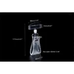 Large Size Fit Dia.62mm Tube Clip Pop Plastic Swivel Clip Sign Ticket Name Card Display Price Tag Label Holder Clear Clamp