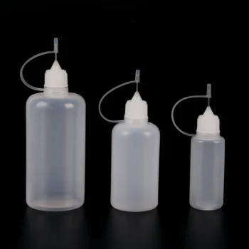 5ml Plastic Squeezable Needle Bottles Eye Liquid Dropper Sample Eyes Drop Refillable Bottle