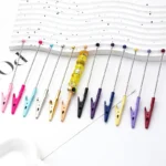 4/8Pcs Metal Wire Alligator Clip Metal Note Clip Long-Tailed Alligator Clamp Photo Holder Clip for DIY Card F19E