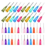 60 Pcs Liquid The Needle Dispensing Needles Glue Bottle Tip Plastic Small Tips Assorted