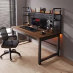 Modern Simple Computer Desks for Apartments Small Apartment Integrated Reading Desk Creative Artificial Board Desk for Office