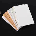 kf-S30116caacb65414dbfb98f19096193adj-A5-A6-A7-Black-Craft-White-Loose-Leaf-Notebook-Refill-Spiral-Binder-Inner-Page-Line-Dot