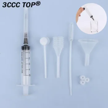 8PCS Perfume Refill Tools Set Plastic Diffuser Syringe Straw Dropper Funnel Spray Dispensing Required Cosmetic Tools