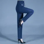 kf-S42cbfcd0832d4547873b47adfa522f80c-2024-New-Summer-Women-Leisure-Ice-Silk-Jeans-Lady-Elastic-Baggy-Wide-Leg-Straight-Leg-Pants