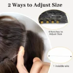 kf-S972b1ce738cf4e3d97c721344bc0a4e38-Synthetic-4-Clip-Invisible-Wire-Hair-Extensions-20Inch-Long-Wavy-Natural-Blonde-Black-One-Piece-False