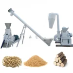 22KW Sawdust Pellets Press Making Machine Rice Husk Wood Pelleting Machine Biomass Wood Pelletizer Mill