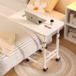Mobile Lifting Bedside Table Laptop Computer Standing Desk Bedroom Home Student Desk Bed Table Laptop Table 높이조절 사이드 이동식 테이블