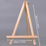 1pcs Natural Wood Mini Easel Frame Tripod Display Holder Meeting Wedding Table Name Card Stand Children Painting Display Craft