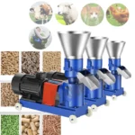 CANMAX Manufacturer Fish Feed Pellet Making Machine Mini SKL-260 3-10mm Animal Feed Processing Machines Making Wood Pellet Mill