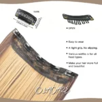 kf-S5f3db3ea1d3f4351a6a6a54aabce7c61G-32inch-Synthetic-Hair-Extensions-One-piece-5-Clips-Long-Straight-High-Temperature-Fiber-Black-Brown-Hairpiece