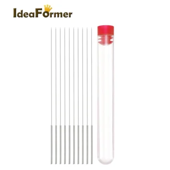 10pcs Nozzle Cleaning Needle Special Drill Cleaner Stainless Steel For MK8 V6 nozzle Through Holes 0.2-0.5mm3D Printer parts