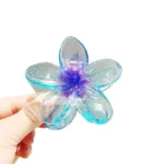 kf-Sca465528d5eb4c45a492d8a738e73e76Z-New-Fashion-Sparkling-Flower-Claw-Clip-for-Women-Transparent-Sweet-Ponytail-Shark-Clip-Versatile-Girl-Hair