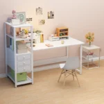 Household Desktop Computer Desks Simple Desk Bookshelf Integrated Table Student Learning Desk Small Apartment Bedroom Game Table