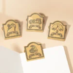 1PC Brass Gold Binder Metal Paper Heavy Duty Drawing Clips Tools for Art Students Journal to Keep Paper Flat for Painting