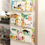 kf-S11866a88e9074839bdf97e1b9dc90cabW-Acrylic-Picture-Book-Display-Stand-Bookshelf-Children-s-Wall-Behind-The-Door-Reading-Transparent-Magazine-Storage