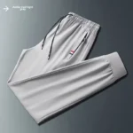 kf-S934995a2230c42259997a1c7ce3b9514C-Men-s-Casual-Ice-Silk-Pants-Loose-Fit-Breathable-Elastic-Sports-Trousers-Straight-Leg-Pants-For
